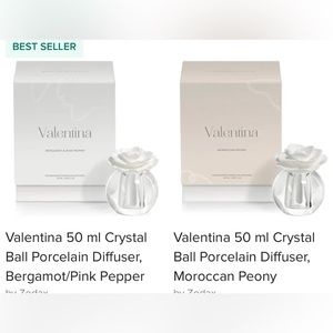 Valentina 50 ml Crystal Ball Porcelain Diffuser.